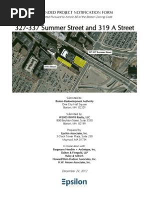 327 337 Summer Street And 319 A Street Pnf Boston Street Traffic