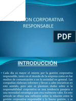 Gestion Corporativa Responsable o Buena Gestion