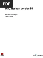 MSC - Nastran Version 68 Aeroelastic Analysis User's Guide