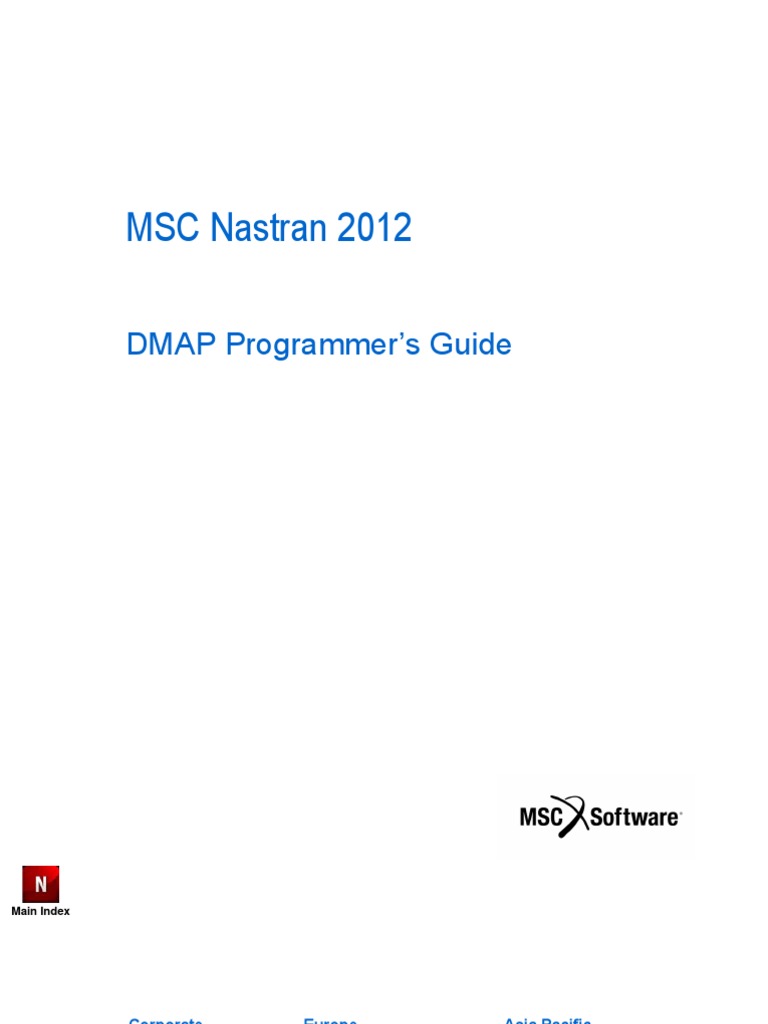 MSC Nastran 2012 DMAP Programmer's Guide  PDF  Parameter (Computer Programming)  Data Type