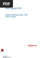 Download MSC Nastran 2012 Explicit Nonlinear SOL 700 Users Guide by MSC Nastran Beginner SN134539054 doc pdf