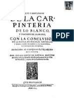 TRATADOarquITECTURA1633 Diego Lopez de Arenas Carpinteria de Lo Blanco PDF