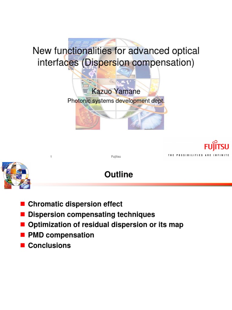 Advanced Optical Dispersion Compensation Techniques | PDF | Dispersion ...