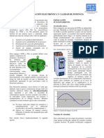 WEG Automatizacion Electronica y Calidad de Potencia Articulo Tecnico Espanol