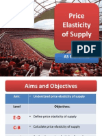 Price Elasticity of Supply