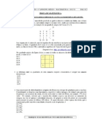 CMF - Prova - Mat - 1° Ano - 2013