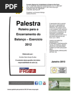 Roteiro Encerramento Arnobio TV Janeiro