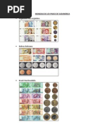 Lista Con Las Monedas de Los Países de América | PDF