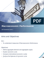 as economics unit 2 macroeconomic performance lesson 1