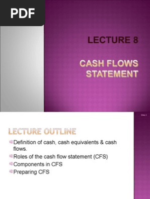 cash flow statement