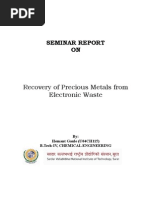 Download Recovery of Precious Metals from Electronic Wastepdf by Pablo Elinsider SN134553896 doc pdf