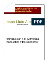 Astrologia Cabalistica y Senderos J L Albareda