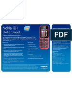 Nokia 101 Data Sheet