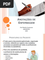 Anotações de Enfermagem