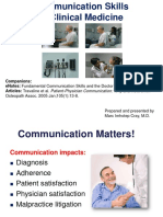 IVMS ICM-Communication Skills in Clinical Medicine-10-17 Updated