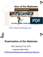 IVMS ICM-Examination of The Abdomen