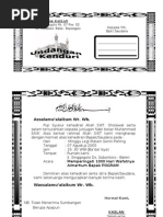 Undangan Tahlil Jawa