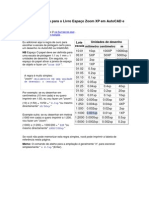 tabela de configuração de escalas para plotagem