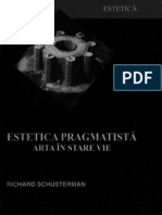 Richard Schusterman - Estetica Pragmatista