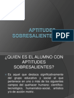 Aptitudes Sobresalientes