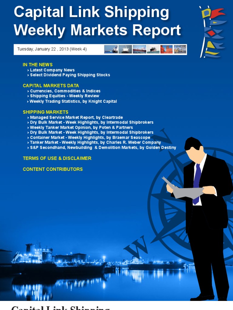 Shipping Newsletter Week4 | PDF | Opec | Stock Market Index