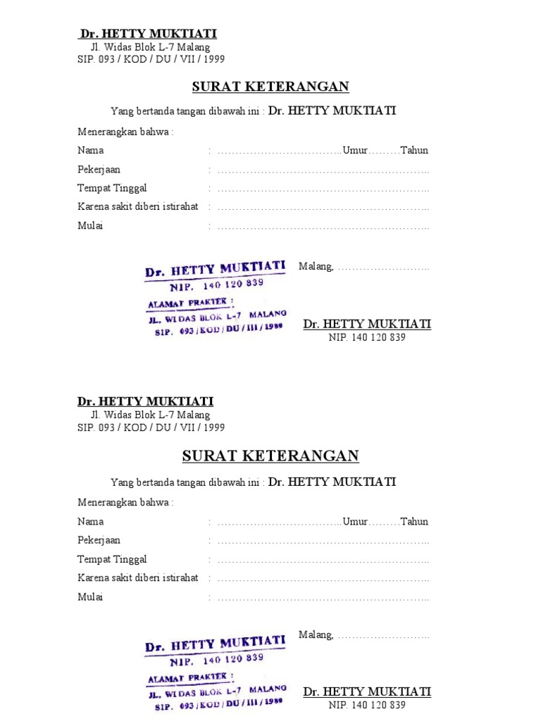 Myke Top Ten Surat Dokter Jember Pdf