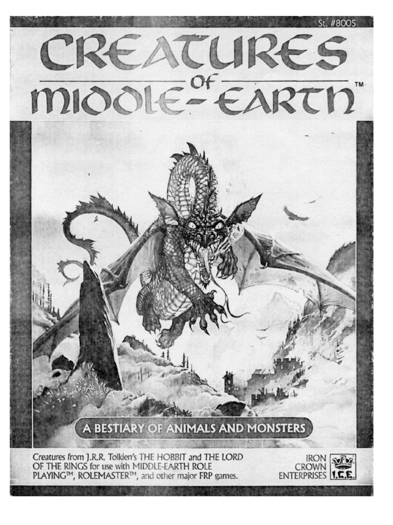 MERP - 8005 - Creatures of Middle Earth | PDF | Games & Activities | History