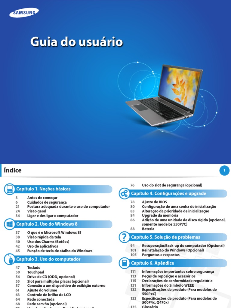 Manual Notebook | PDF | Microsoft Windows | USB