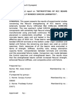 Synopsis-Retrofitting of RCC Beams With Externally Bonded Simcon Laminates