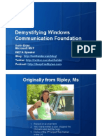 Demystifying Windows Communication Foundation