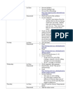 ENG 101 Week 1 Schedule