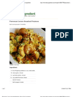 Parmesan Lemon Smashed Potatoes Recipe