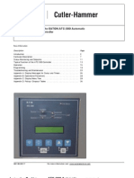 O & M Manual For The EATON ATC-300 Automatic Transfer Switch Controller