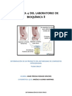 Determinacion de Acido Urico