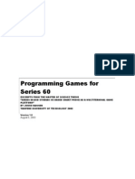 Programming Games For Series 60: August 5, 2003