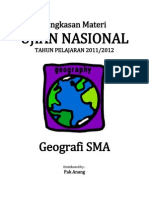 Ringkasan Materi UN Geografi SMA 2012