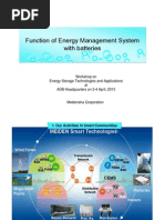 Function of Energy Management System With Batteries - Hiroshi Morita