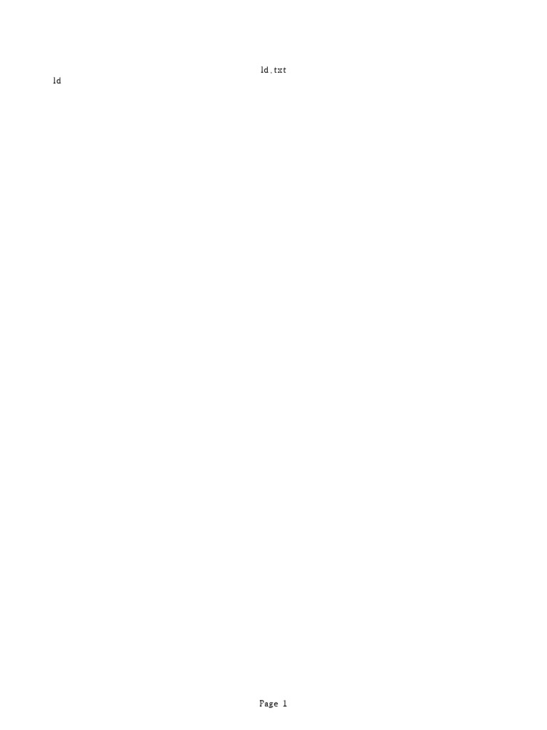 Understanding LD File Formats and Usage | PDF