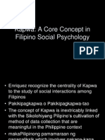 Kapwa: A Core Concept in Filipino Social Psychology