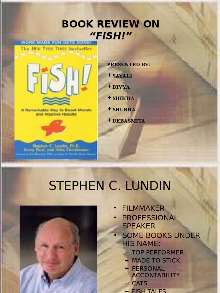 FISH Book Review PDF Business