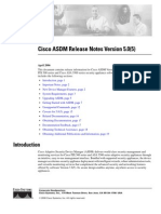Cisco ASDM Release Notes Version 5.0 (5) : April 2006