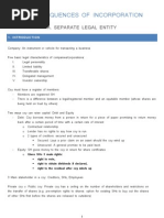 Legal Implication Of Incorporation Pdf Legal Personality Business Law