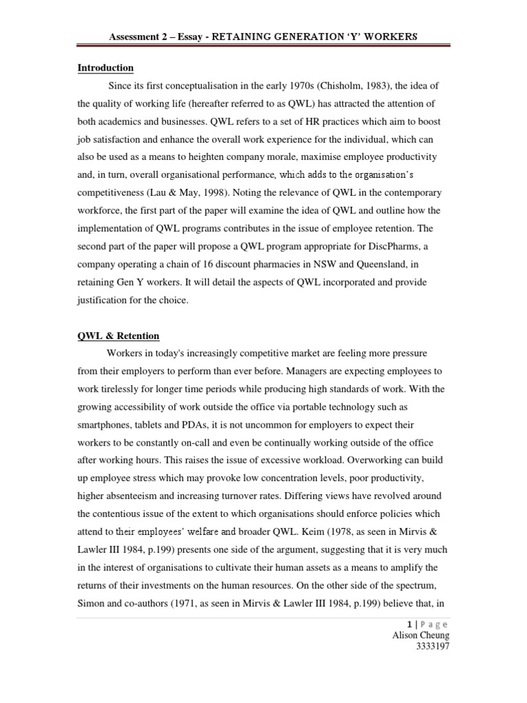 Job satisfaction essay outline image