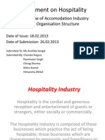 Overview of Hospitality Industry