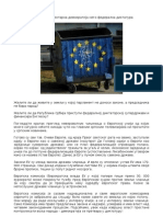 EU nije parlamentarna demokratija nego federalna diktatura
