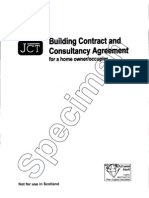 JCT Home Owner Consultancy Agreent