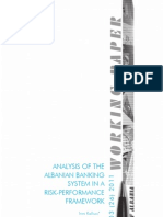 Analysis of The Albanian Banking System in A Risk Performance Framework