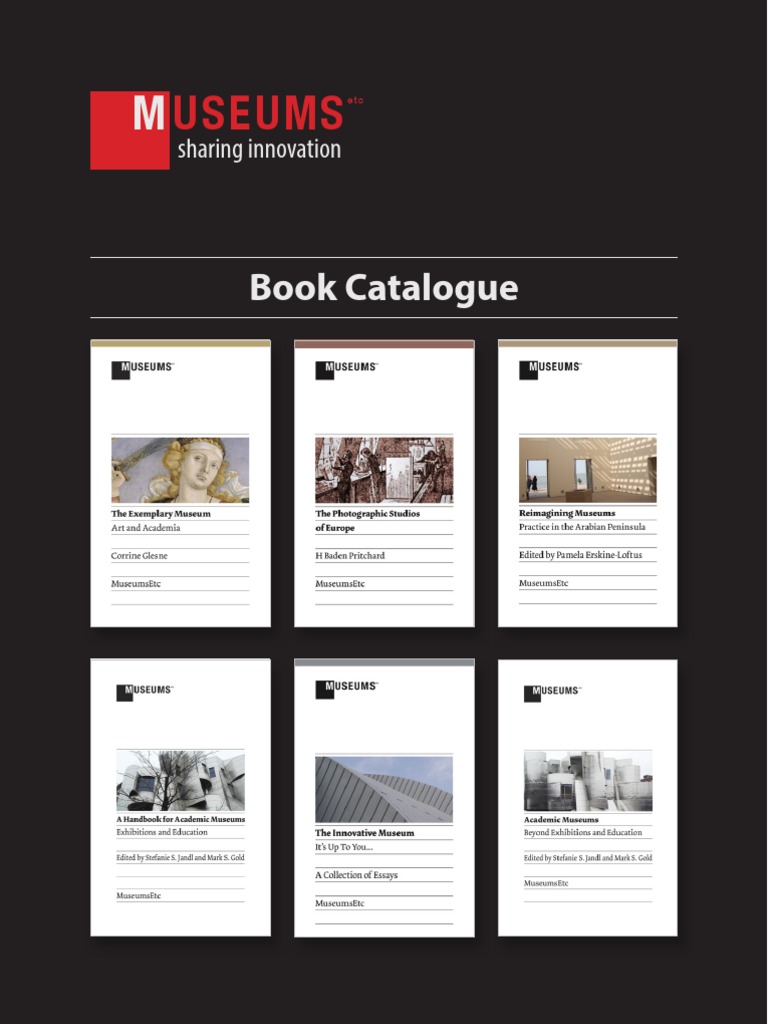 MuseumsEtc Book Catalogue Curator Museum