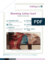 Blooming Cotton Scarf