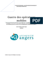 La Guerre Des Opérateurs Mobiles